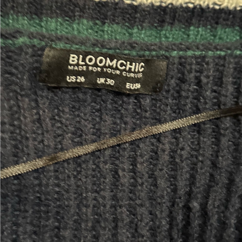 Bloomchic Blue Button Down Cardigan - image 4